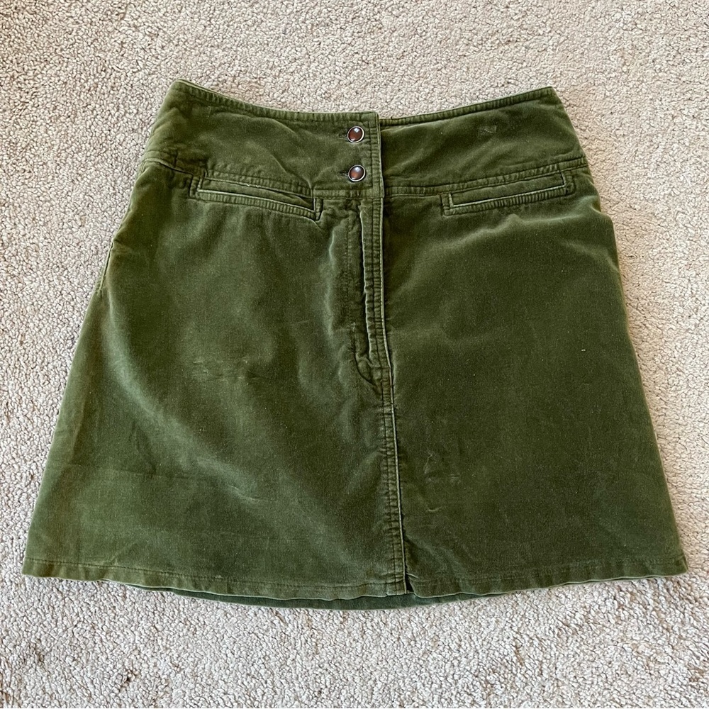 Vintage Express Women’s A-Line Velour Mini Skirt Size 5/6